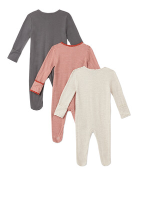 3Pack of  WILD Sleepsuits