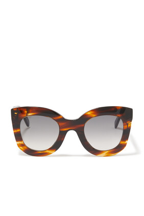 نظارة شمسية إس005 بإطار بتصميم فراشة