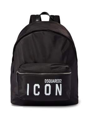 حقيبة ظهر نايلون بشعار Icon