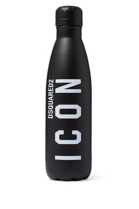 زجاجة مياه من مزيج معدن بطبعات شعار الماركة