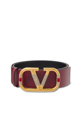 حزام فالنتينو غارافاني مزين بشعار V