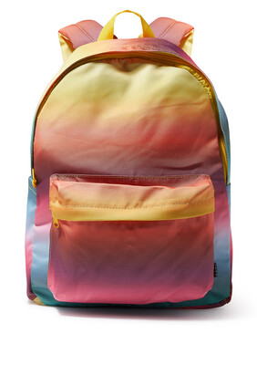 حقيبة ظهر متعددة الألوان بسحاب محيط